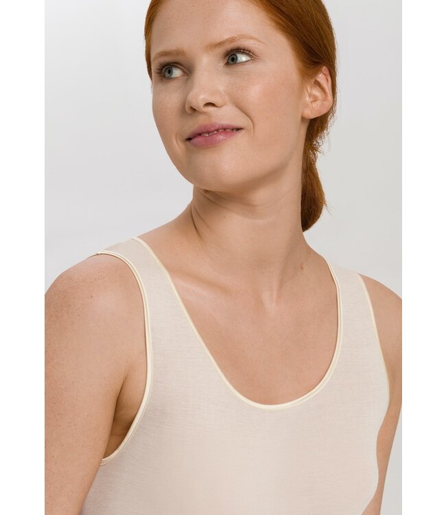 Pure Silk Tank Top Pale Cream (071717)