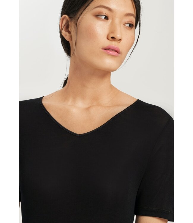 Pure Silk T-Shirt Black (071718)