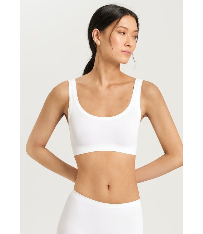 Hanro Touch Feeling Crop Top White (071810)