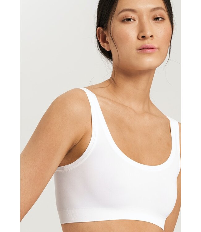 Hanro Touch Feeling Crop Top White (071810)