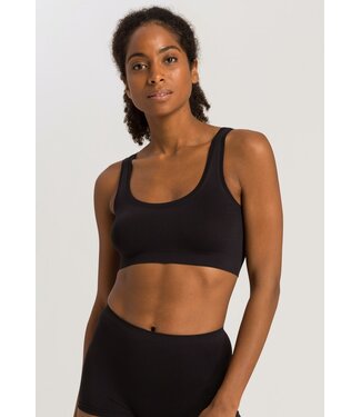 Hanro Touch Feeling Crop Top Black