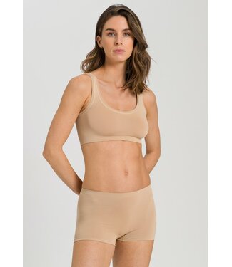 Touch Feeling Crop Top Beige