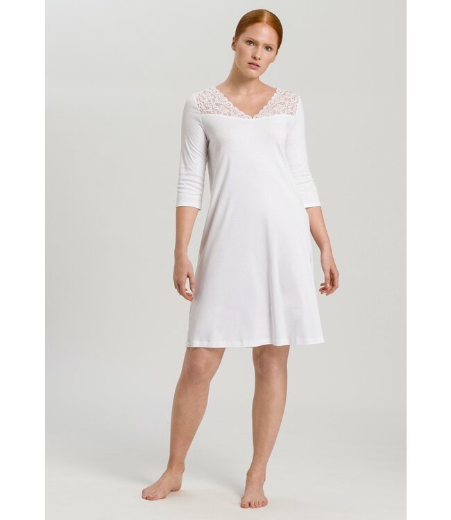 Moments 3/4 Sleeve Nightdress White (077931)
