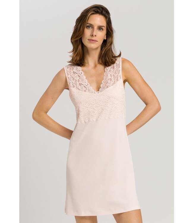 Hanro Moments Sleeveless Nightdress Chrystal Pink (077929)