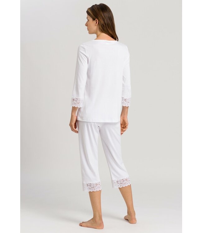 Hanro Moments 3/4 Pajama White (077928)