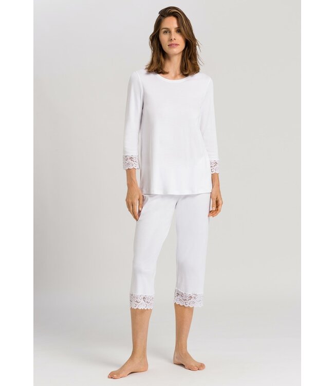 Hanro Moments 3/4 Pajama White (077928)
