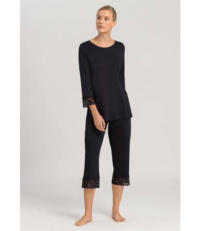 Hanro Moments 3/4 Pajama Black