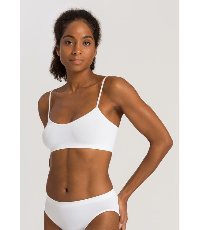 Touch Feeling Crop Top  White