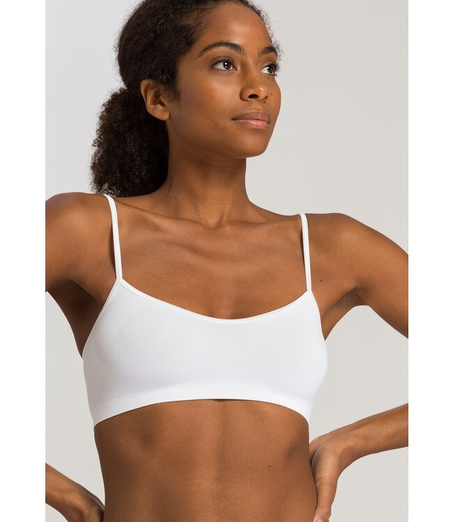 Hanro Touch Feeling Crop Top White (071824)