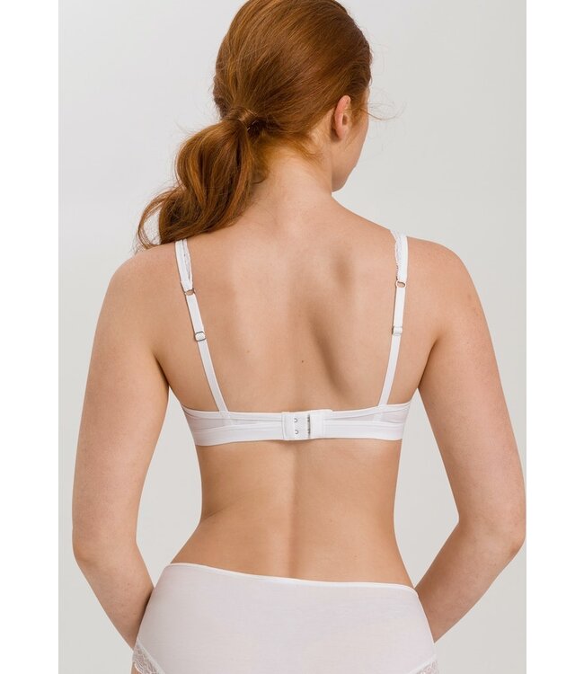 Hanro Cotton Lace Soft Cup Bra White (072431)