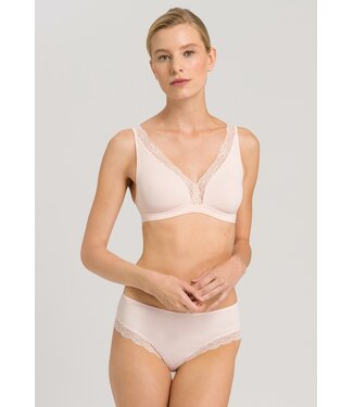Cotton Lace Soft Cup Bra Powder (SALE)