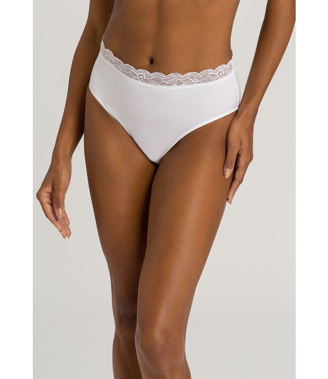 Cotton Lace Maxi Brief White