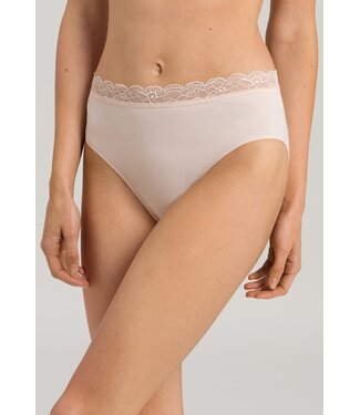 Hanro Cotton Lace Maxi Brief Powder (SALE)