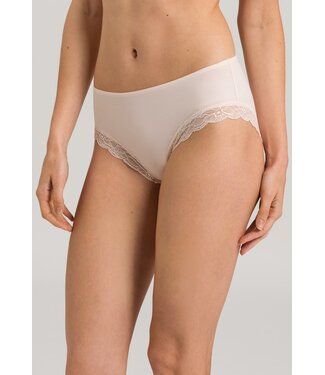 Hanro Cotton Lace Midi Brief Powder (SALE)
