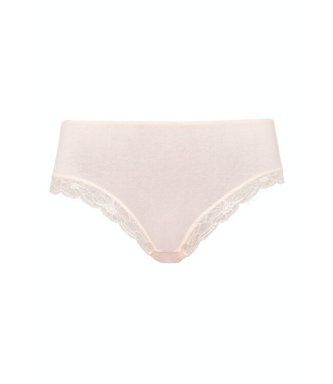 Hanro Cotton Lace Midi Brief Powder (072437)
