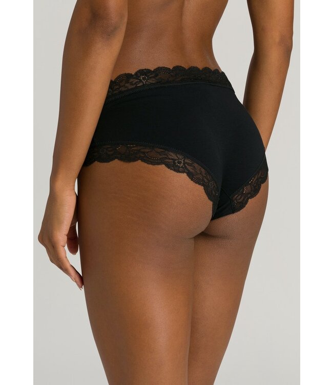 Cotton Lace Hipster Black (072438)