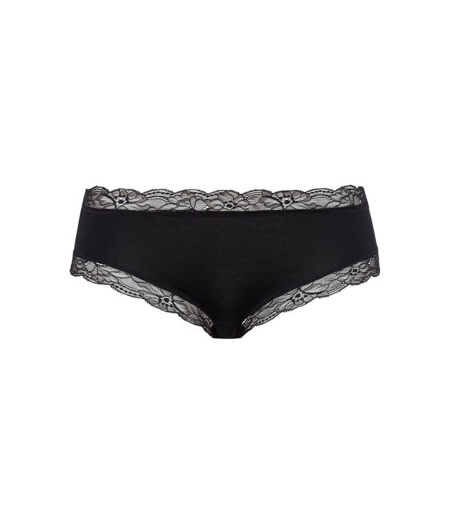 Hanro Cotton Lace Hipster Black (072438)