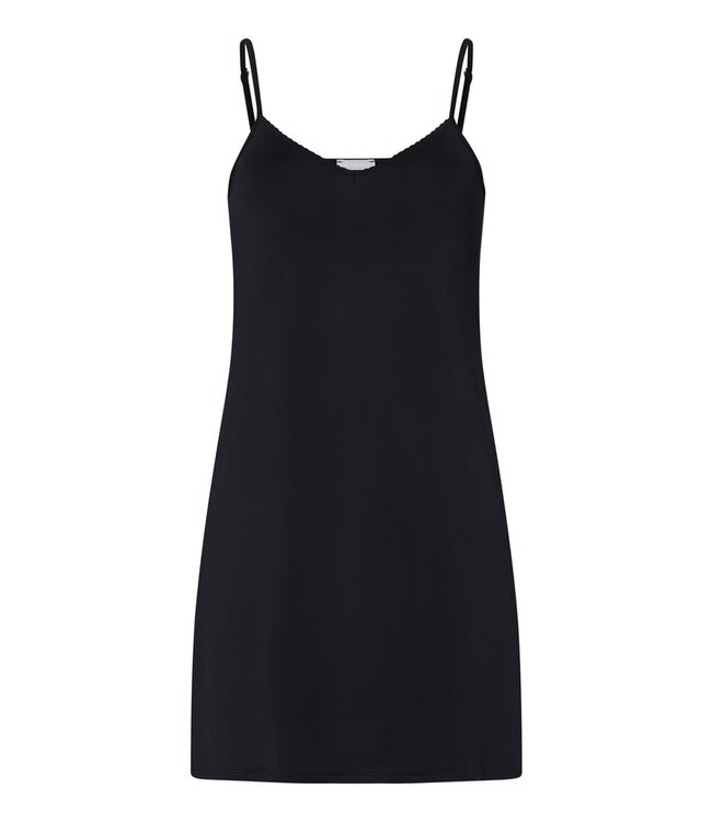 Hanro Satin Deluxe Bodydress Black (071065)