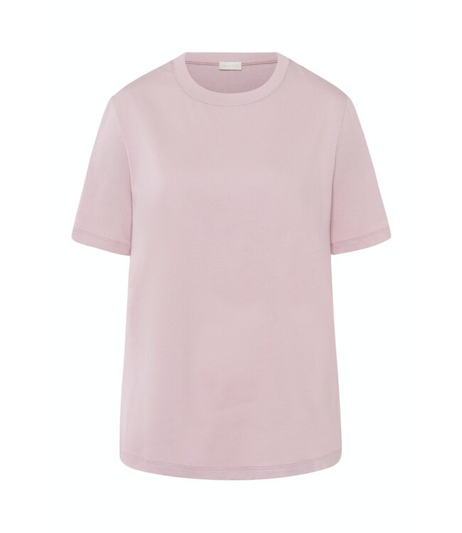 Hanro Natural Short Sleeve Shirt Crepe Pink (078662)