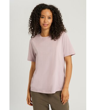 Natural Short Sleeve Shirt Crepe Pink