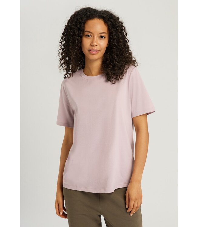 Hanro Natural Short Sleeve Shirt Crepe Pink (078662)