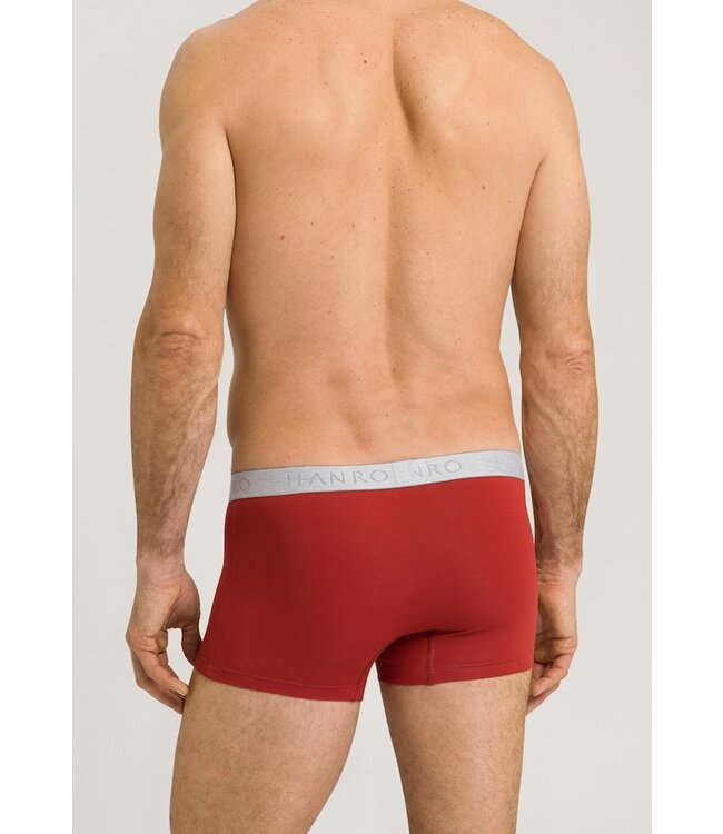 Hanro Cotton Essentials Pants 2-Pack Red Ochre/Fresh Grey (073078)