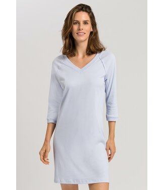 Hanro Pure Essence 3/4 Sleeved Nightdress Blue Glow (LAST ITEMS)