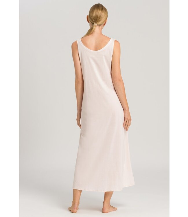 Hanro Cotton Deluxe Sleeveless Nightdress Chrystal Pink (077951)