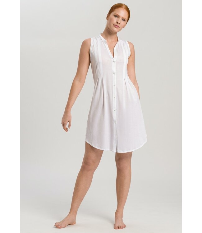 Cotton Deluxe Sleeveless Nightdress White (077952)