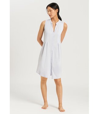 Hanro Cotton Deluxe Sleeveless Nightdress Blue Glow (LAST ITEMS)