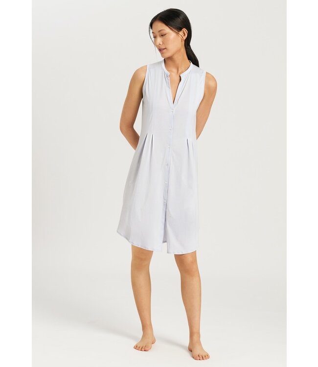 Cotton Deluxe Sleeveless Nightdress Blue Glow (077952)