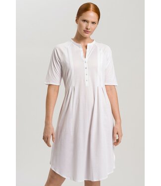 Cotton Deluxe Short Sleeve Nightdress White