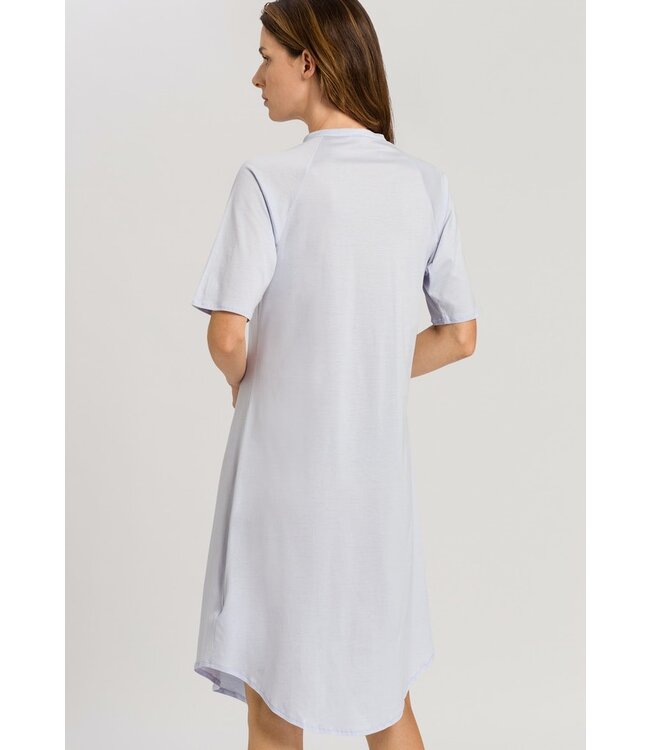 Cotton Deluxe Short Sleeve Nightdress Blue Glow (077954)