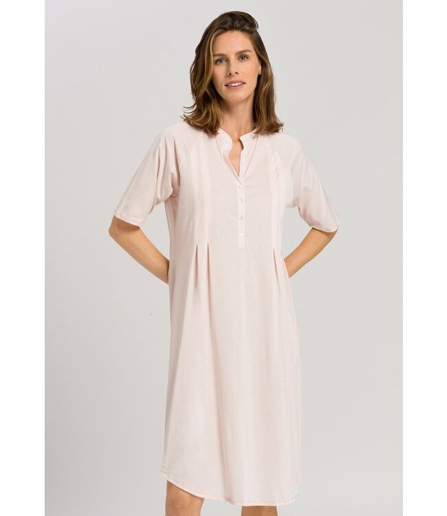 Cotton Deluxe Short Sleeve Nightdress Crystal Pink