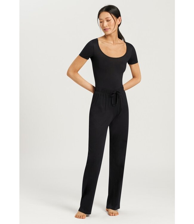 Hanro Cotton Deluxe Long Pants Black (077955)