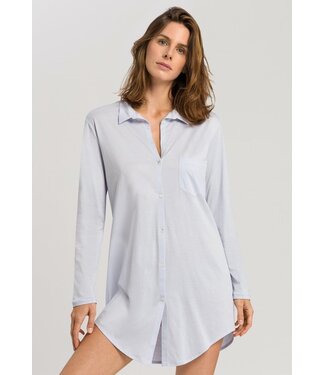 Hanro Cotton Deluxe Nightshirt Carry Blue Glow