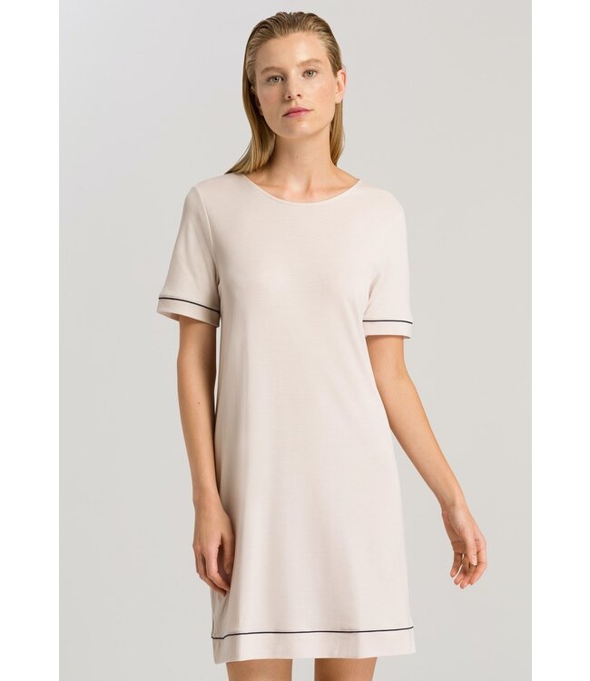 Natural Comfort Short Sleeve Nightdress Almond