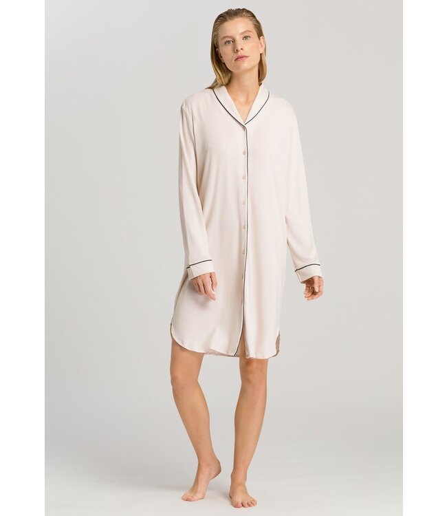 Natural Comfort Long Sleeve Nightdress Almond