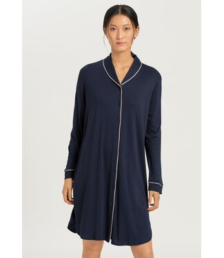 Natural Comfort Long Sleeve Nightdress Deep Navy