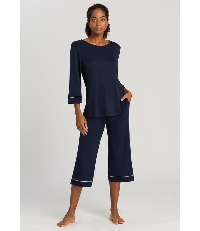 Natural Comfort Crop Pajama Deep Navy