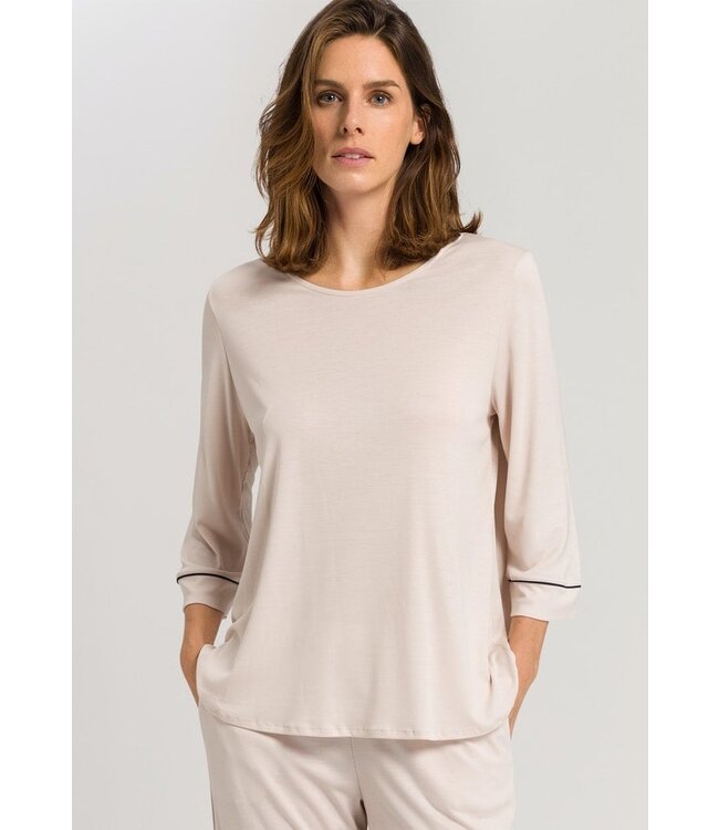 Hanro Natural Comfort Crop Pajama Almond (077965)