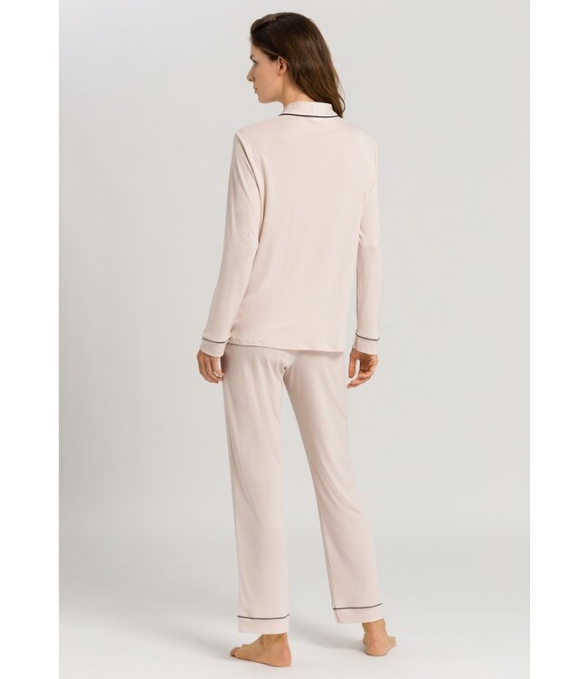 Hanro Natural Comfort Long Pajama Almond (077966)