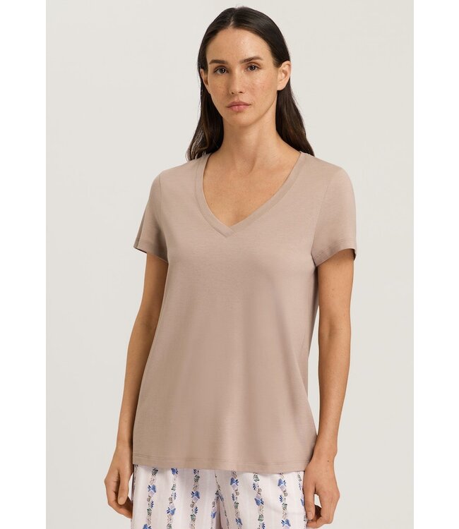 Sleep & Lounge Short Sleeve Shirt Mocha