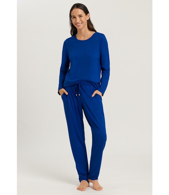 Hanro Sleep & Lounge Long Pants Deep Indigo (077880)