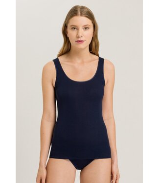 Cotton Seamless Tank Top  Deep Navy (NEW TREND)