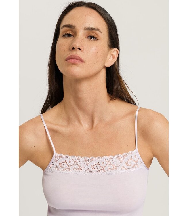 Hanro Moments Spaghetti Top Lupine Love (071484)