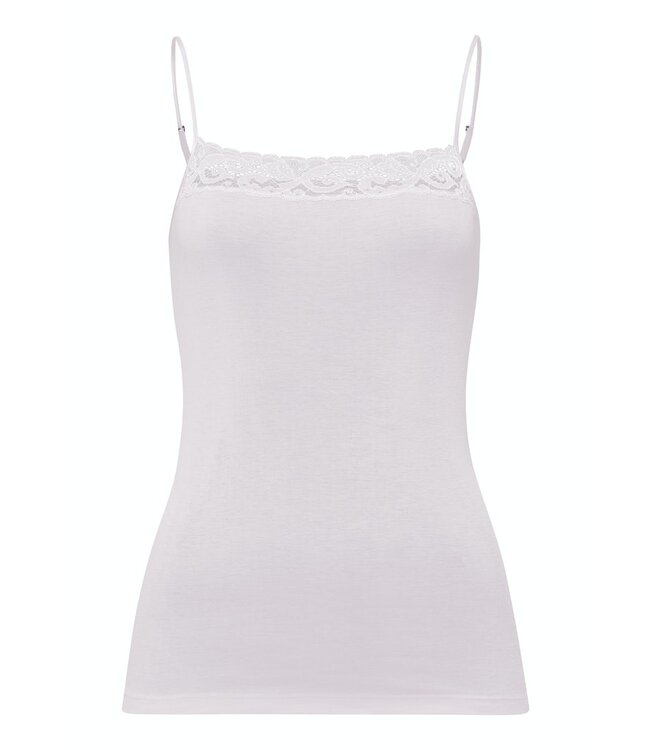 Hanro Moments Spaghetti Top Lupine Love (071484)