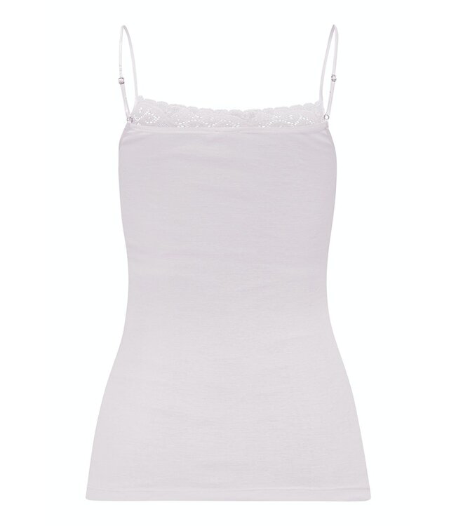 Hanro Moments Spaghetti Top Lupine Love (071484)