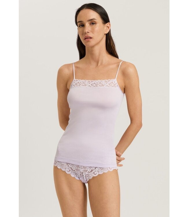 Hanro Moments Spaghetti Top Lupine Love (071484)