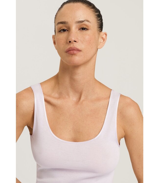 Hanro Cotton Seamless Tank Top Lupine Love (071604)